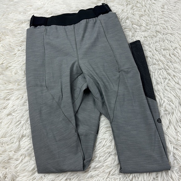 Lululemon Esker Tight *lululemon lab Heathered Medium Grey / Heathered Black - Picture 1 of 4